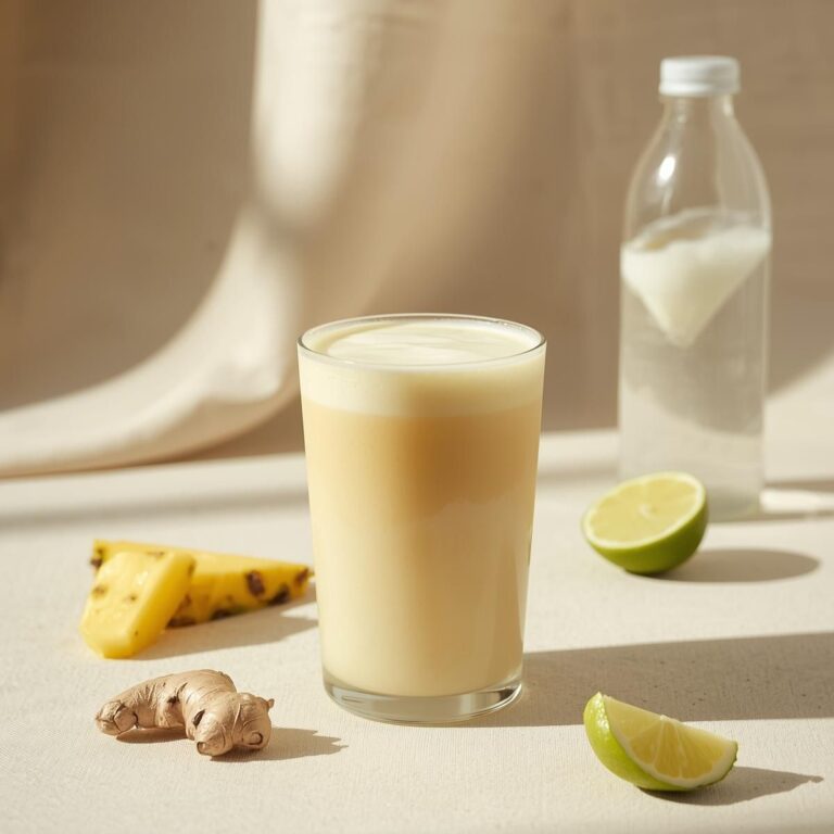 Pineapple Ginger Lime Slim Smoothie